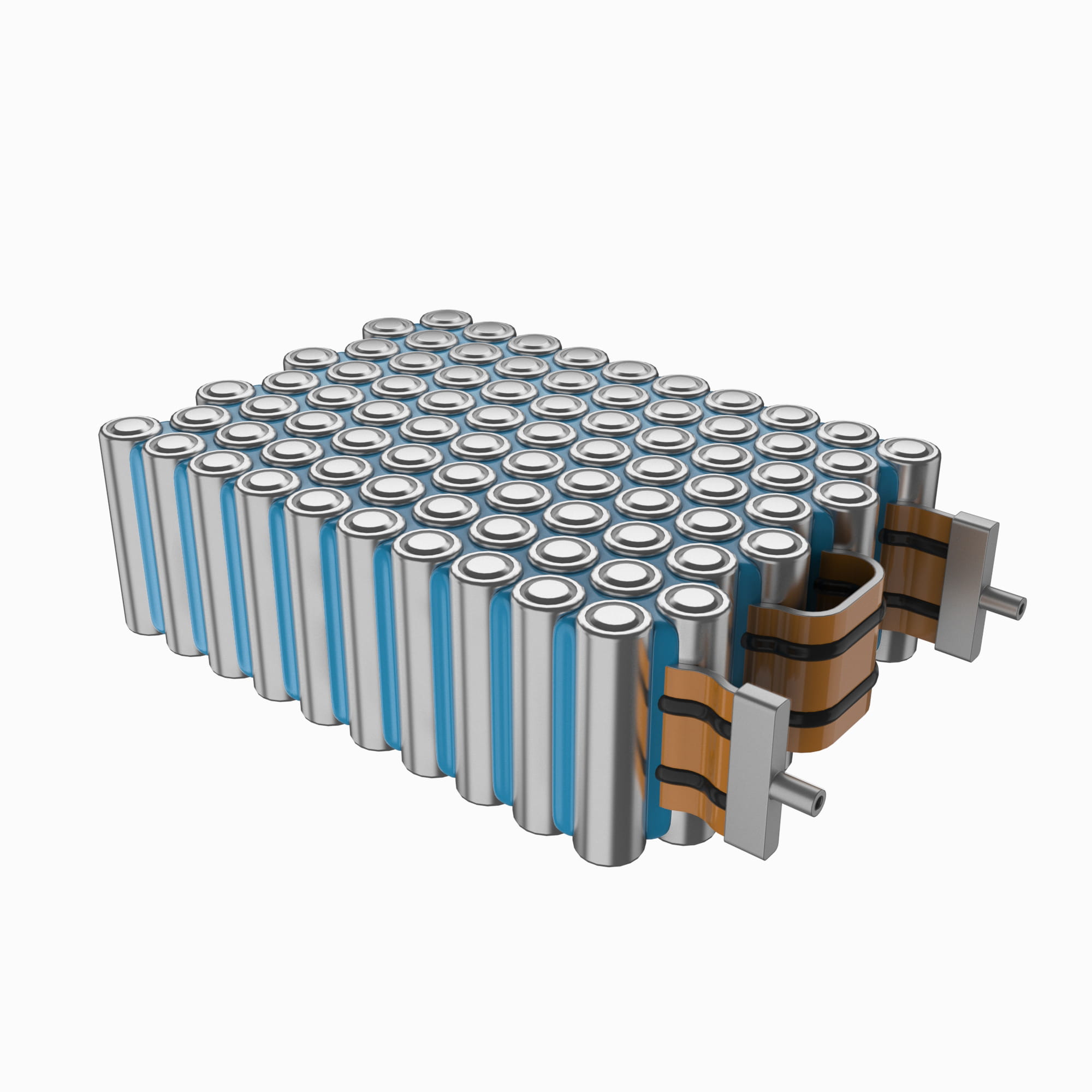 Automotive cell cooling ribbon